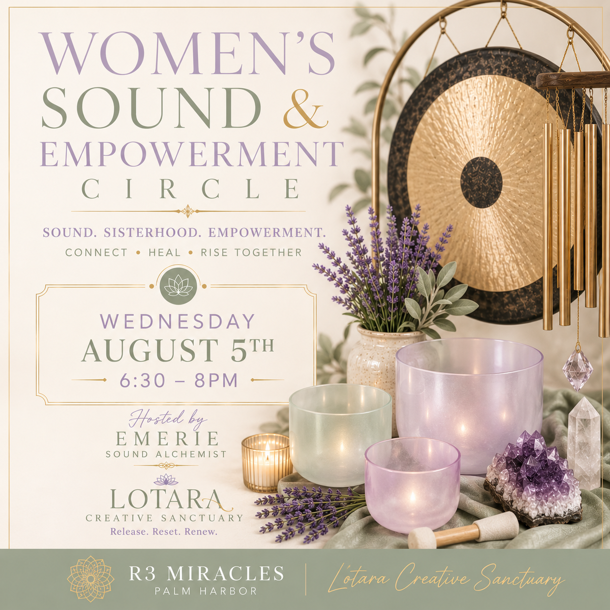 Aug 5 6:30pm Women's Sound & Empowerment Circles