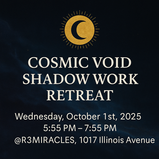 Cosmic Void Shadow Work Tending Event Wednesday Oct 1st 5:55pm