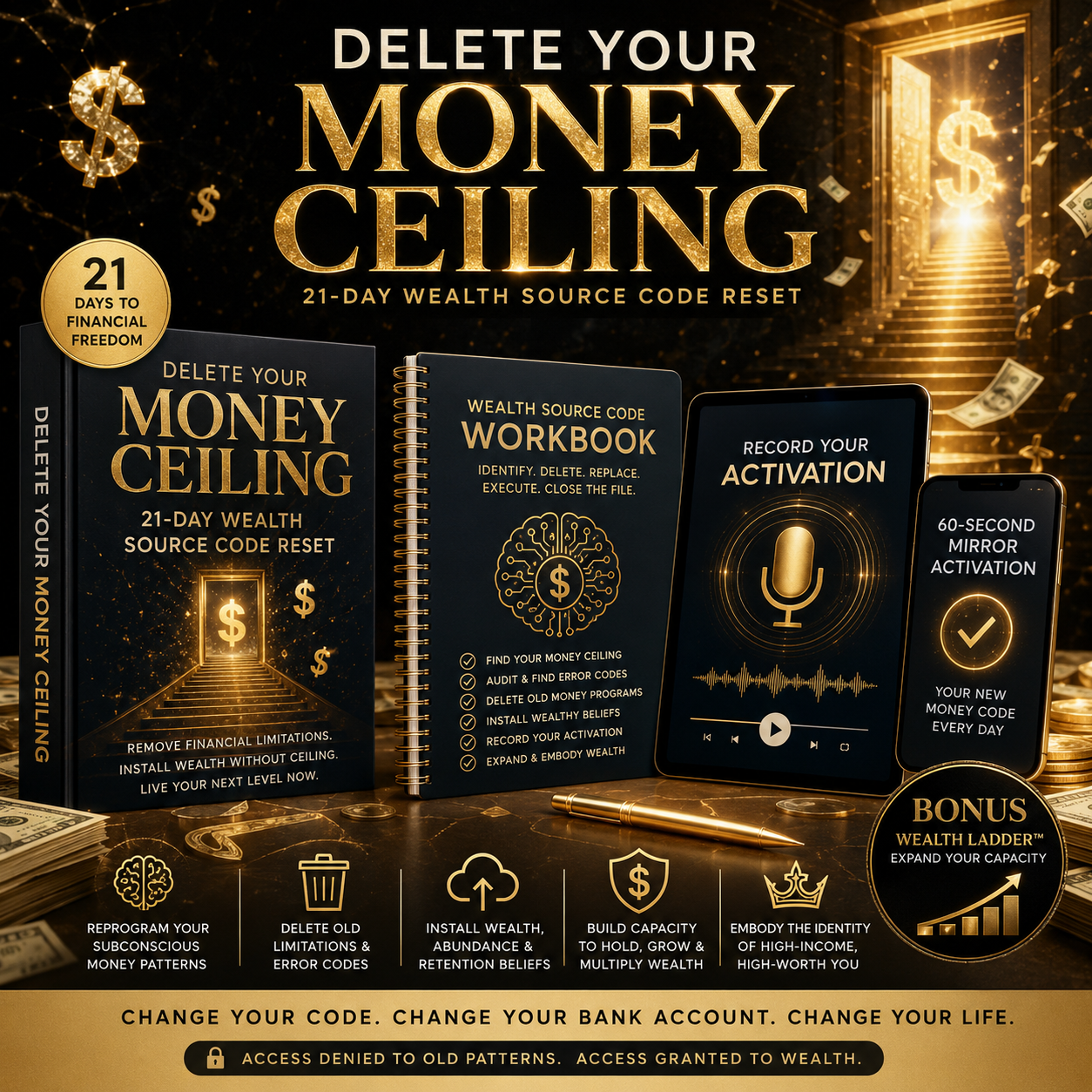 DELETE YOUR MONEY CEILING™ Mini Course