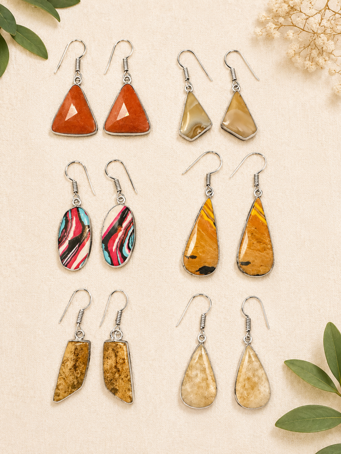 Crystal earrings