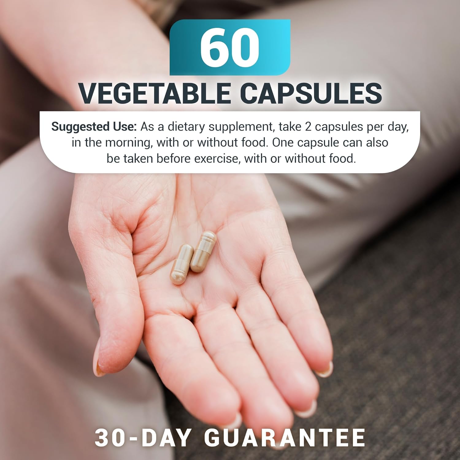 Whole Food Multivitamin with Minerals - Daily Multivitamin for Men and Women - Includes Premium Whole Food Fruits and Vegetable Blend with Folate, Alpha-lipoic Acid and More - 60 Capsules