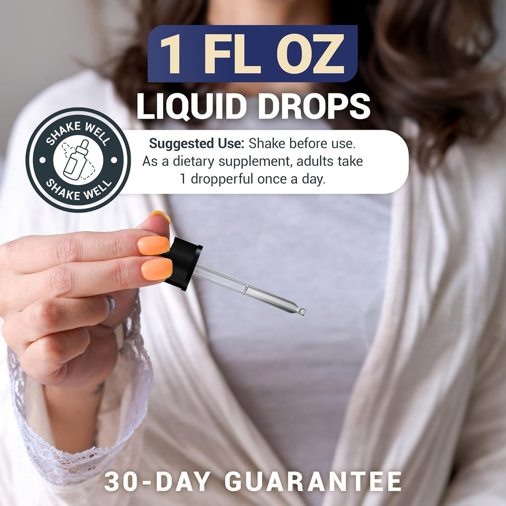 Maximum Strength Vitamin D3 K2 Liquid Drops with MCT Oil – 5,000 IU Liquid Vitamin D3 with K2 – Supports Strong Bones, Heart, Energy, Immunity, and Overall Vitality* - Unflavored 1 Fl Oz