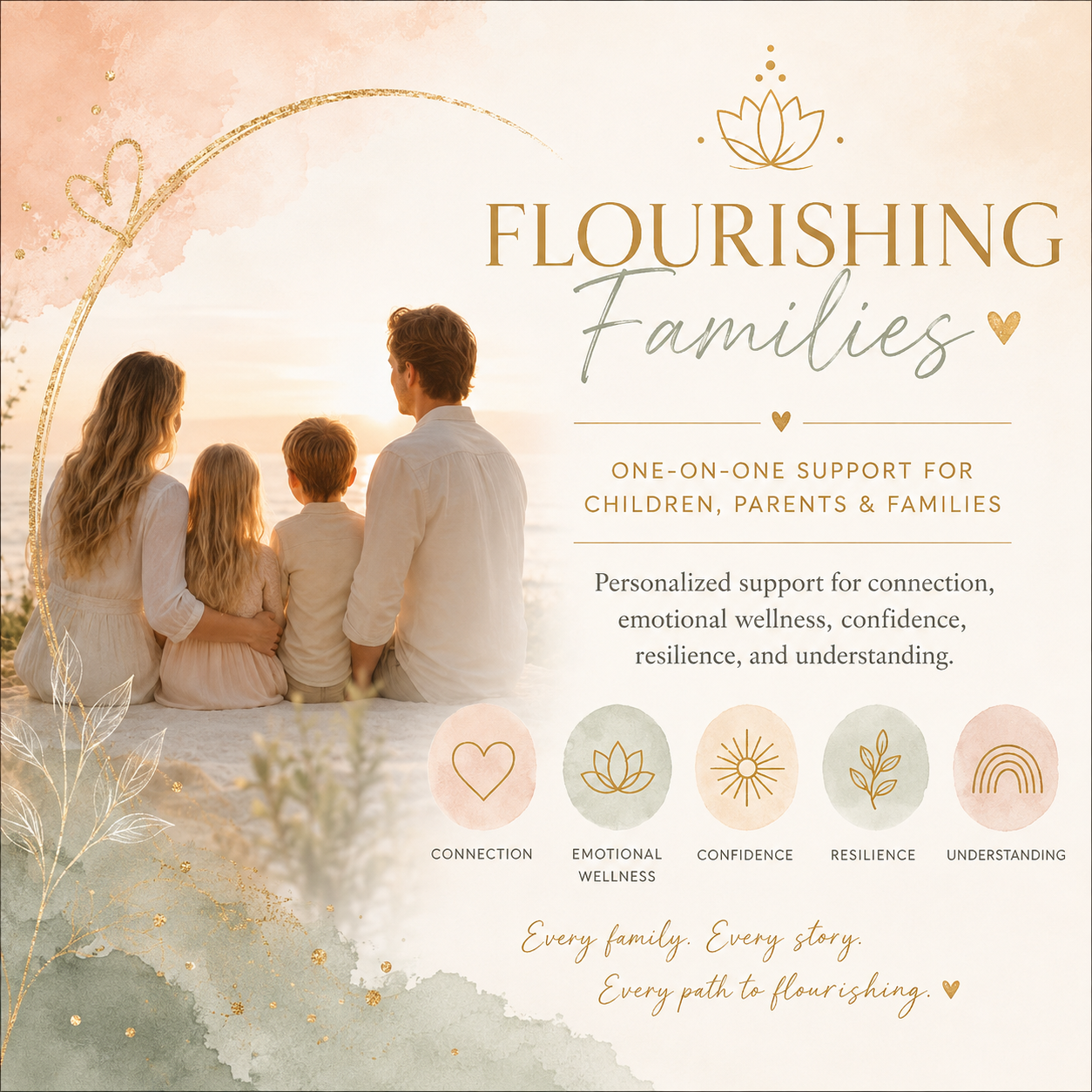 Flourishing Families  One-on-one support for children with Corey