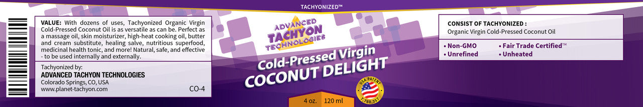 Cold-Pressed Virgin Organic Coconut Delight - R3 Miracles