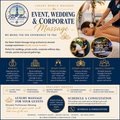 LUXURY MOBILE MASSAGE Event, Wedding Corporate Massage