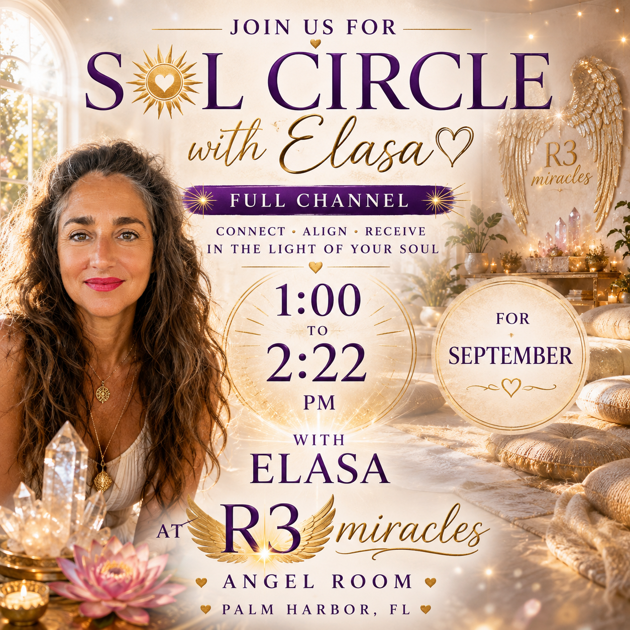 Fridays 1pm Sol Circle w/ Elasa full Channel