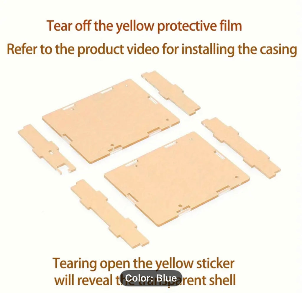 7.83 hertz Schumann Resonance Generator Ultra-low Frequency Pulse Audio Resonator USB Interface with Clear Covered Case (Blue)