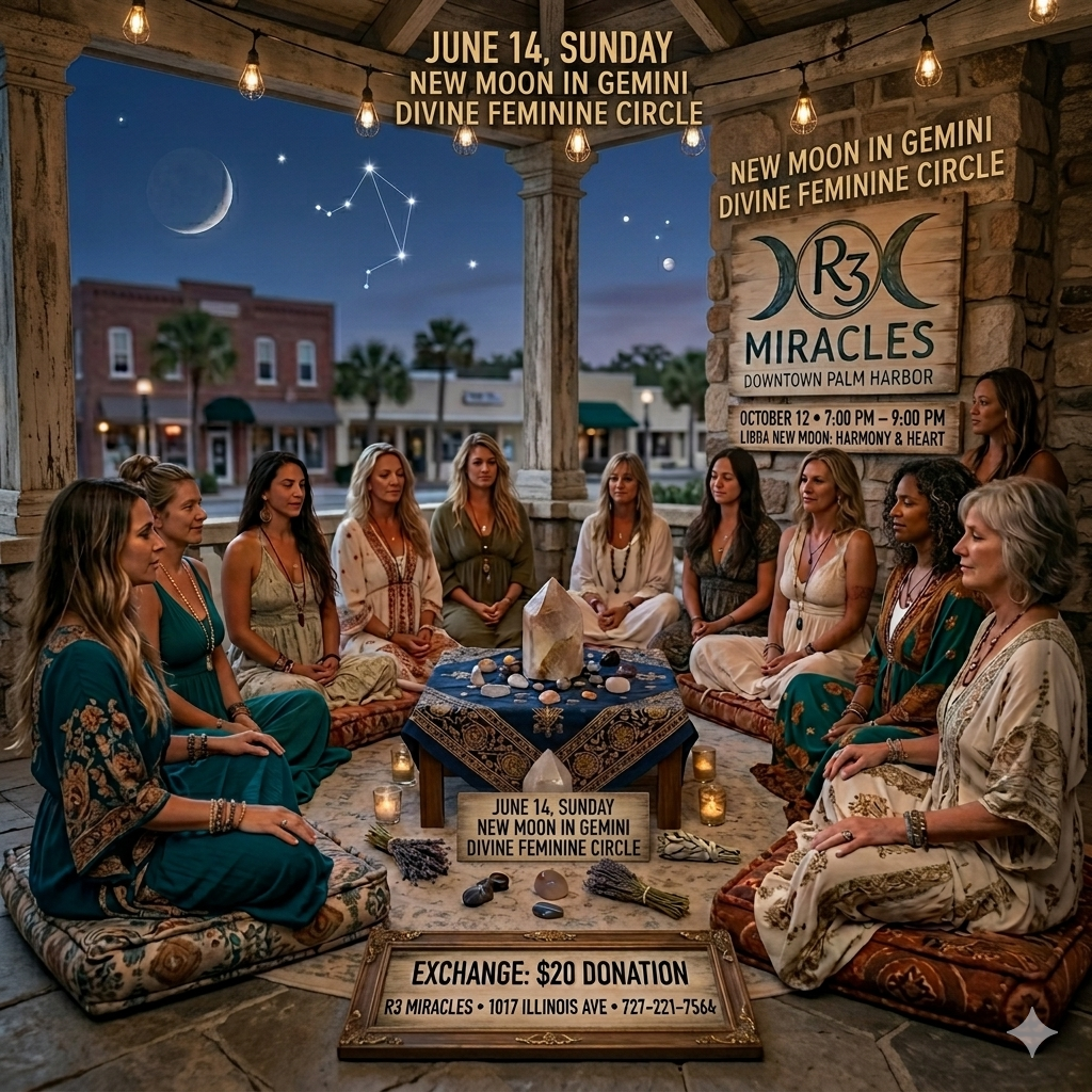 The Sacred Storyteller: Gemini New Moon Divine Feminine Circle Date & Time: Sunday, June 14, 2026 | 7:00 PM – 9:00 PM