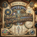 Akashic Records w/ Body Sway Muscle Testing Certification Saturday Aug 15th 10:00am-2:00pm