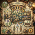 Essential Oils, Herbs & Garden Certification September 19th 10:00am-2:00pm