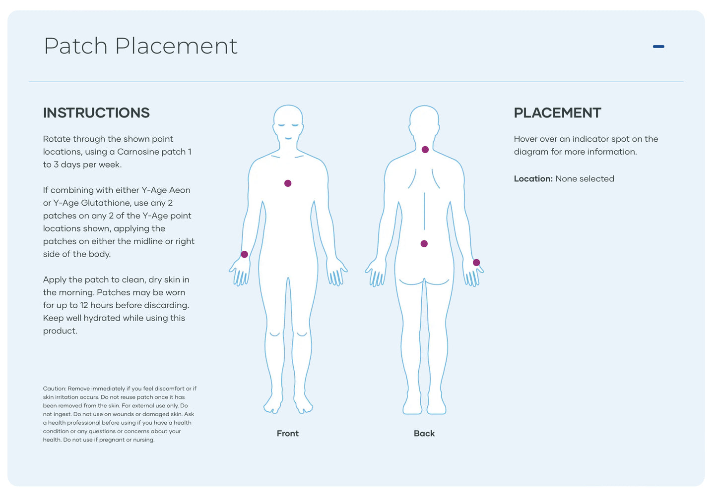 LifeWave Y-Age Carnosine Patches