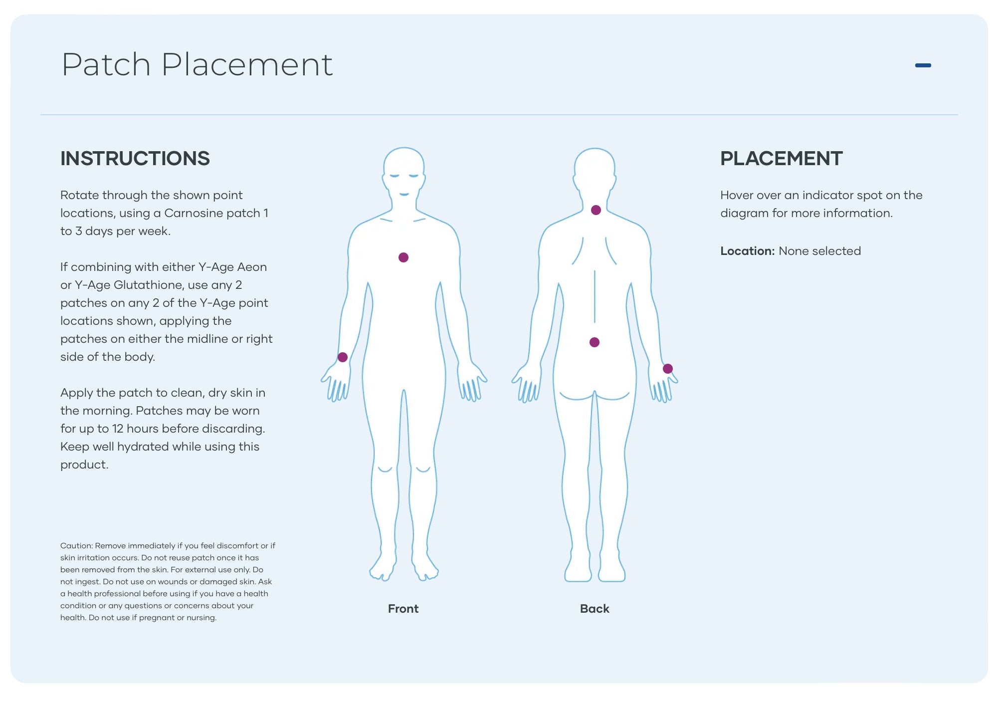 LifeWave Y-Age Carnosine Patches