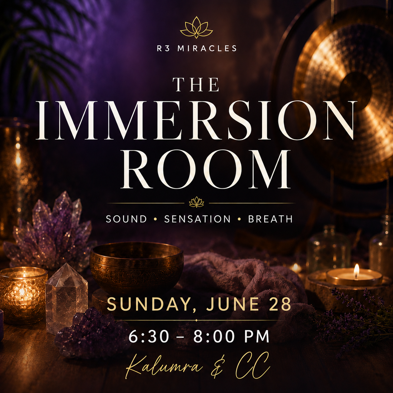 The Immersion Room: A Multisensory Experience  Date Sunday, June 28 • 6:30 PM–8:00 PM