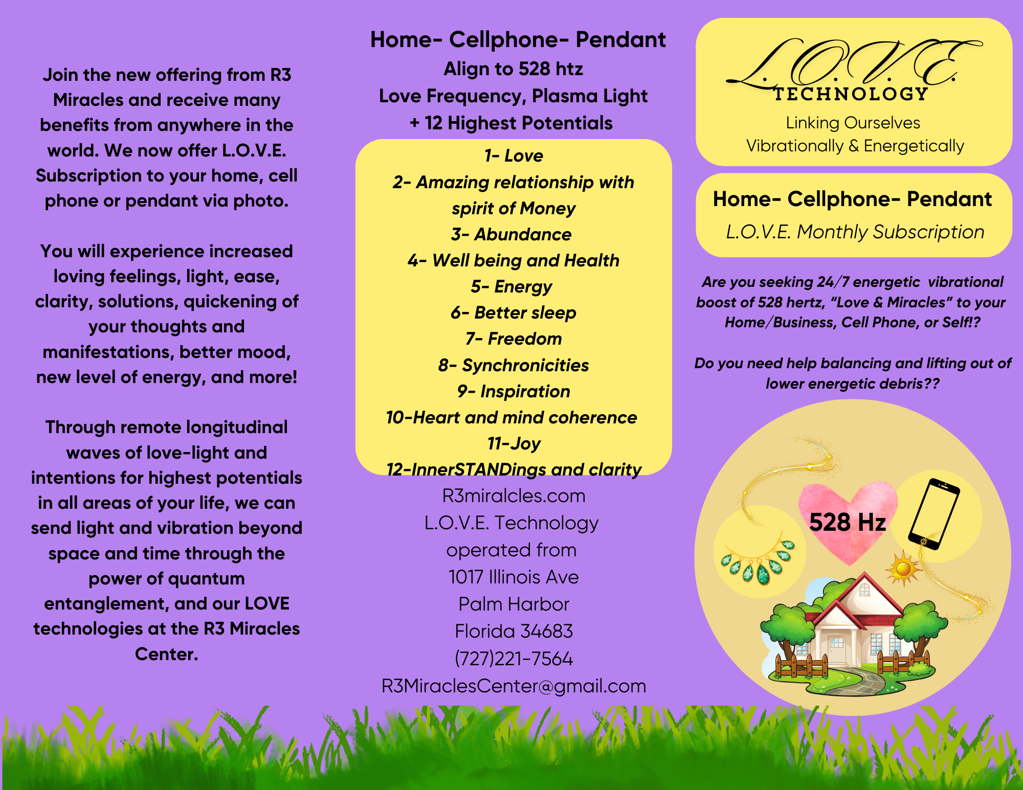 L.O.V.E Home, Cell Phone, or/and Personal Item Worn Subscription (Monthly)