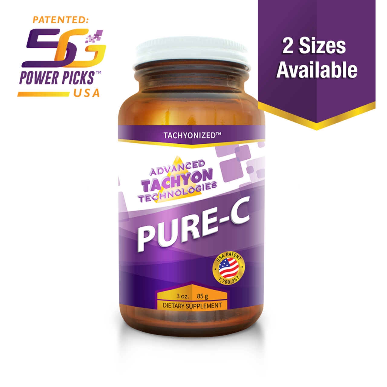 Tachyon Vitamin C Powder - 100% Pure and Potent - R3 Miracles