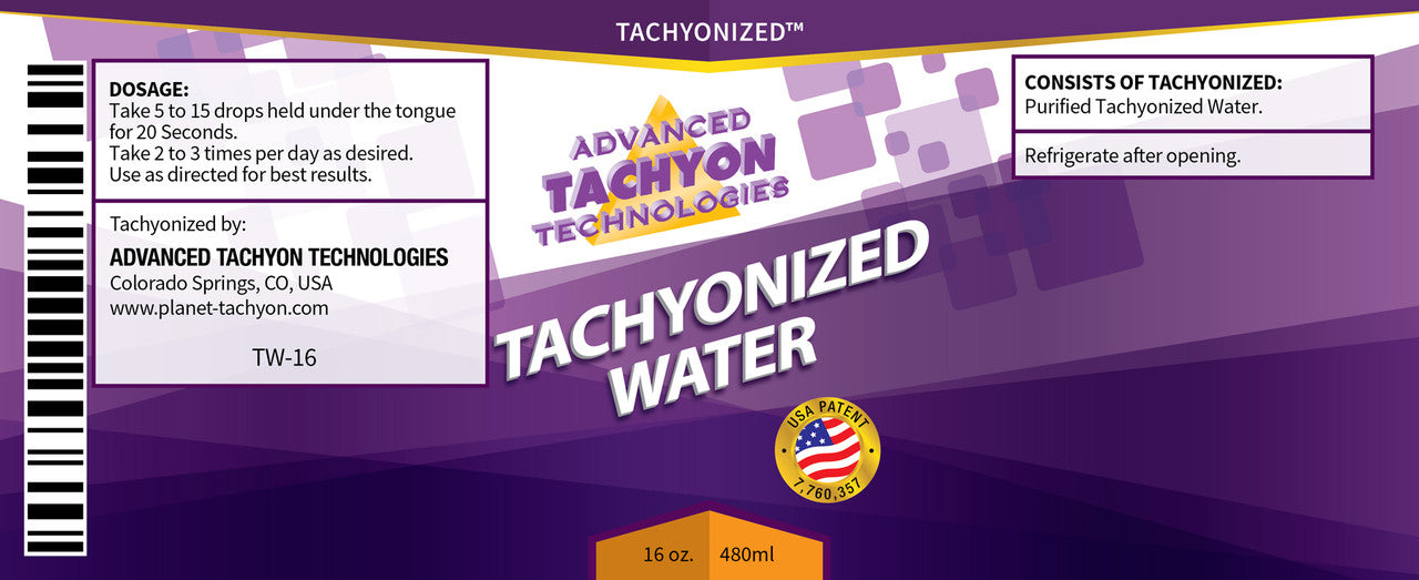 Tachyonized Water - R3 Miracles