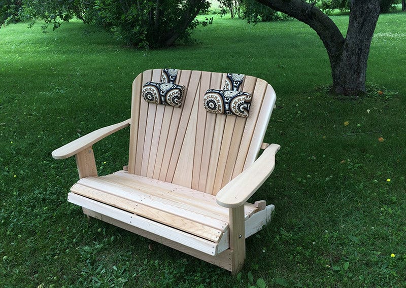 Wooden Folding Loveseat Adirondack Chair - R3 Miracles