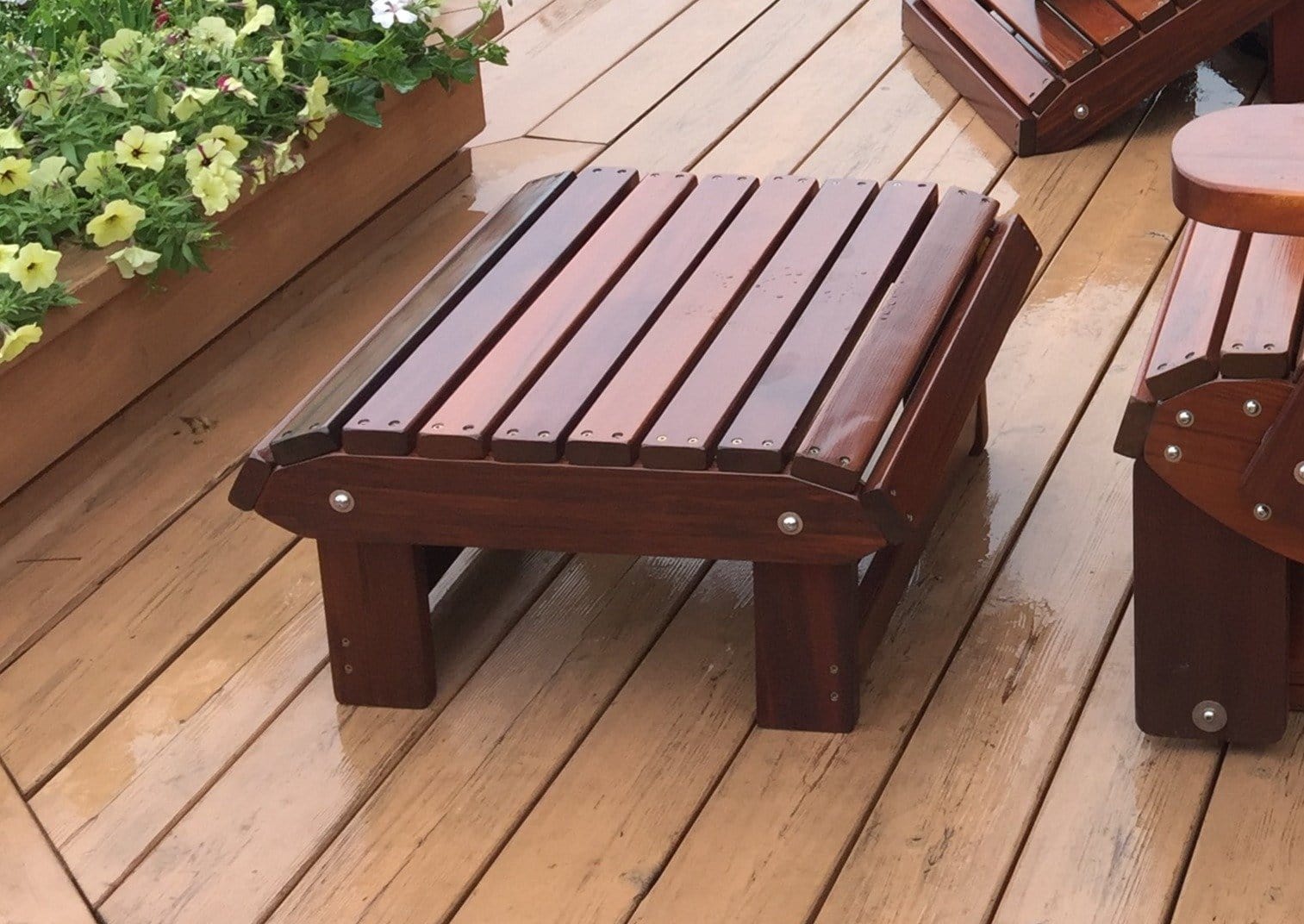 Wooden Grand 2-Position Ottoman (Oversized) - R3 Miracles