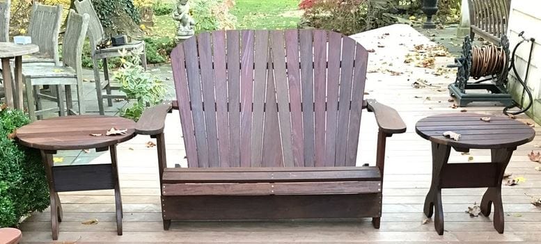 Wooden Folding Loveseat Adirondack Chair - R3 Miracles